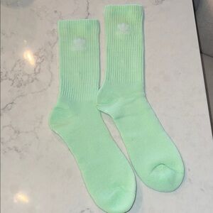 NWOT Adidas Men's Light Mint Green Crew Socks